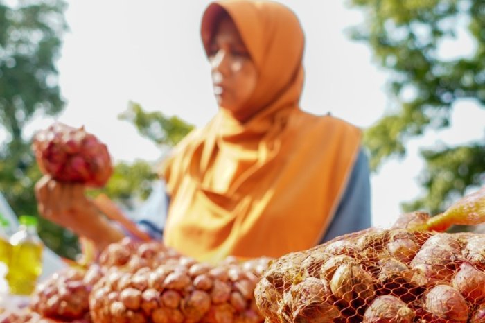 Program Gerakan Pangan Murah (GPM) merupaksn salah satu instrumen stabilitator pangan nasional. (Dok. Tim Komunikaai Bapanas)
