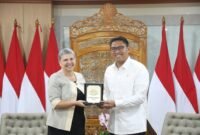 Duta Besar Australia untuk Indonesia, Penny Williams,  bertemu dengan Wakil Menteri Pertanian (Wamentan) RI Sudaryono. (Dok. Kementan)