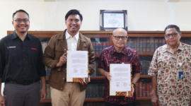 Penandatanganana Nota Kesepahaman PT RPN dan PT DGL pada 5 September 2024 yang bertempat di Kantor Direksi PT Riset Perkebunan Nusantara, Bogor. (Dok. iopri.co.id)