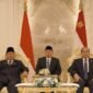 Presiden RI, Prabowo Subianto, melakukan pertemuan bilateral dengan Presiden Republik Arab Mesir, Abdel Fattah El-Sisi, di Istana Al Ittihadiyah. (Dok. Tim Media Prabowo)