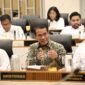 Menteri Pertanian (Mentan) Andi Amran Sulaiman dalam rapat di Gedung DPR. (Dok. Kementan)