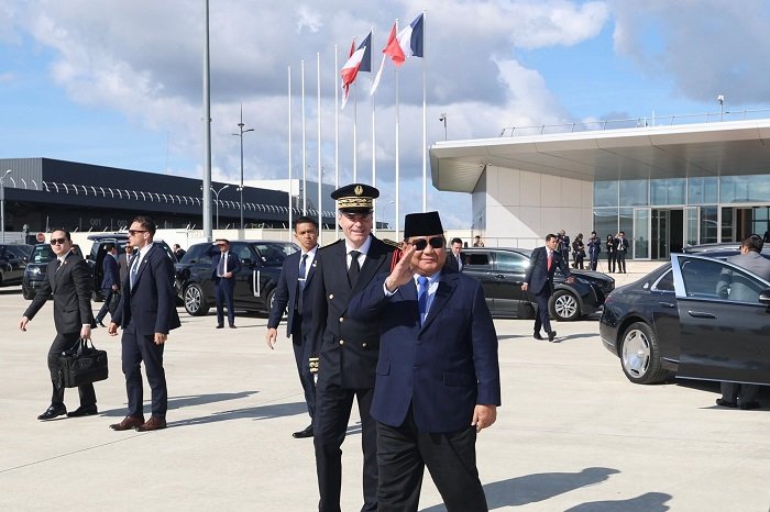 Presiden  Prabowo Subianto resmi mengakhiri lawatan kerjanya ke empat negara sahabat dan kembali ke Tanah Air, (Dok. Tim Media Prabowo)